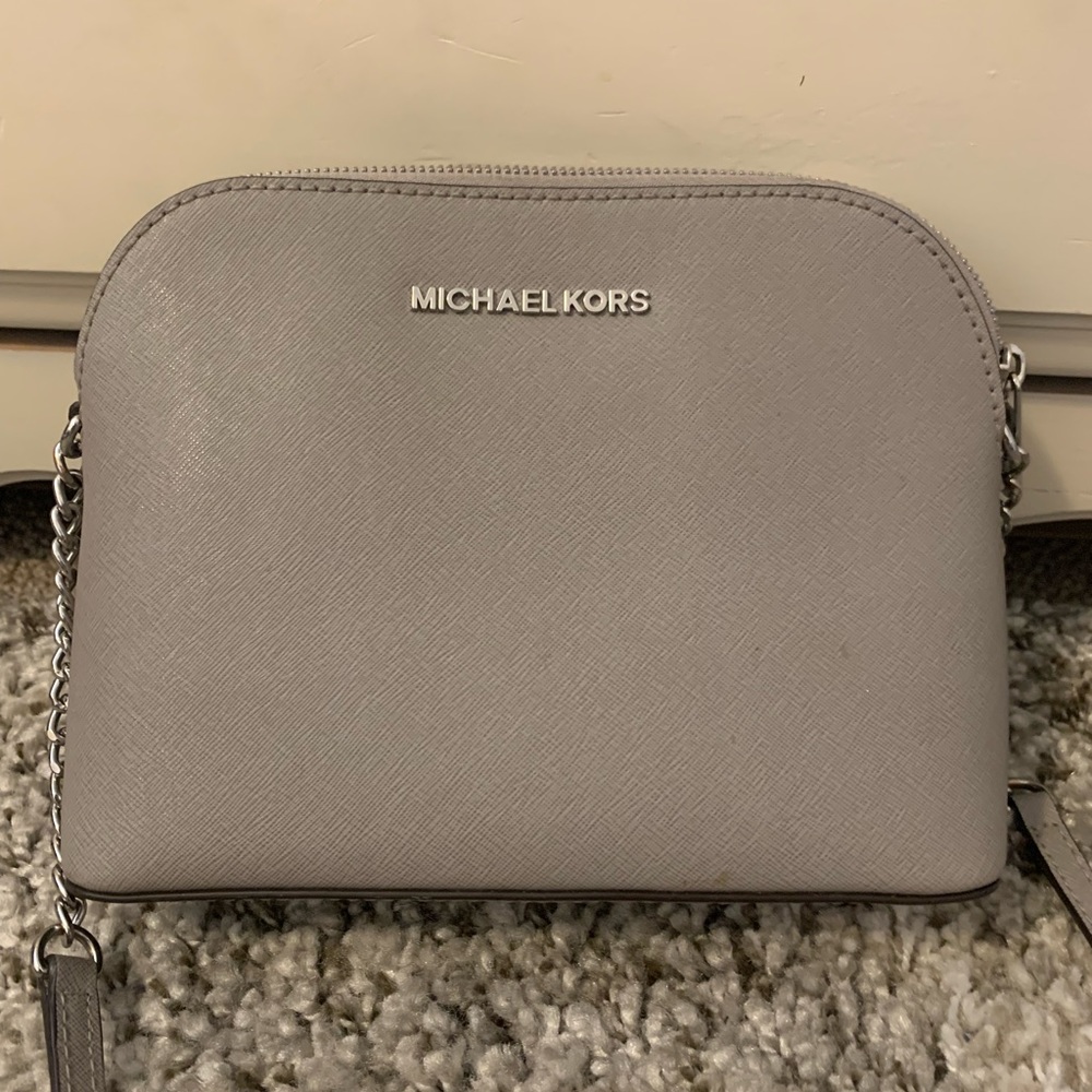 Michael Kors Crossbody Grey Purse